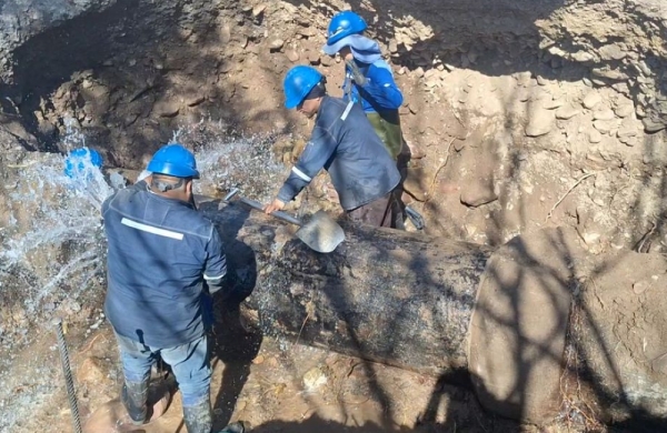 Barrios de la Capital sin agua por reparaci&oacute;n de acueducto en Huaico