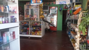 Municipio realiza desinfecciones en comercios de Alto Comedero