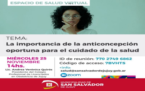 &ldquo;La importancia de la anticoncepci&oacute;n oportuna"