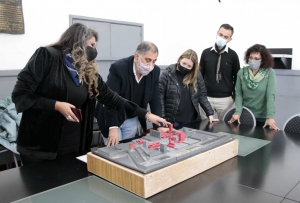 Primer maqueta h&aacute;ptica en la Ciudad dise&ntilde;ada para personas ciegas