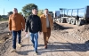 Avance de la nueva cancha de hockey y  mejoras del polideportivo de Alberdi