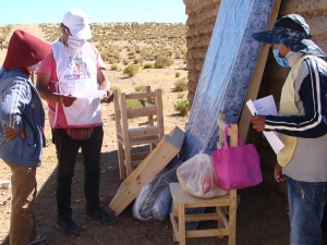 Asistieron a familias en parajes de Yavi