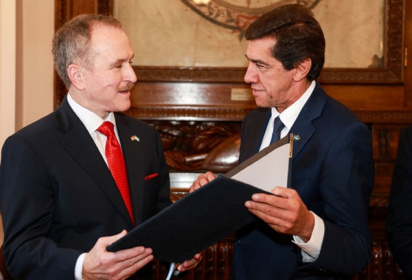 Sadir recibi&oacute; al embajador de Estados Unidos en Argentina