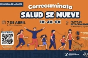 Convocan a participar de la Correcaminata "Salud se mueve"