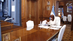 Cristina Kirchner exalt&oacute; discurso y anuncios de Biden: "&iquest;Te suena?", pregunt&oacute;