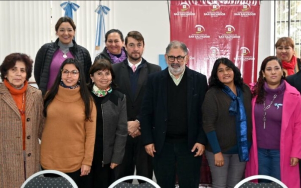 Organizadoras del 37&ordm; Encuentro Plurinacional de Mujeres en el Municipio
