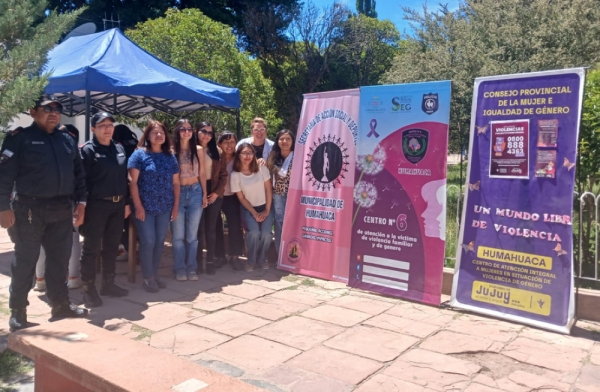 Violencia de g&eacute;nero. Humahuaca present&oacute; el Recursero