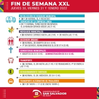 Fin de semana XXL: servicios municipales en capital