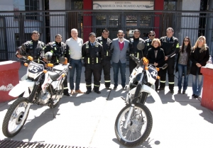 DOS MOTOVEHICULOS 0KM Y DIEZ RADIOS NUEVAS PARA LOS AGENTES DE TRÁNSITO DE LA CAPITAL